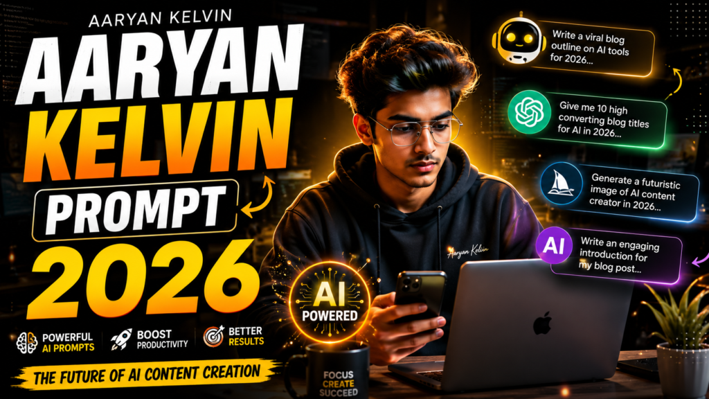 Aaryan Kelvin Prompt 2026 — Exact AI Prompt Jo Wo Use Karta Hai